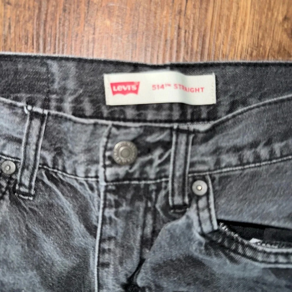Levi’s 16 Reg 28x28 black wash jeans - Picture 5 of 6